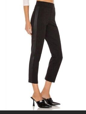Spanx Slim Ponte Perfect Pants 1X Petite Satin Trim